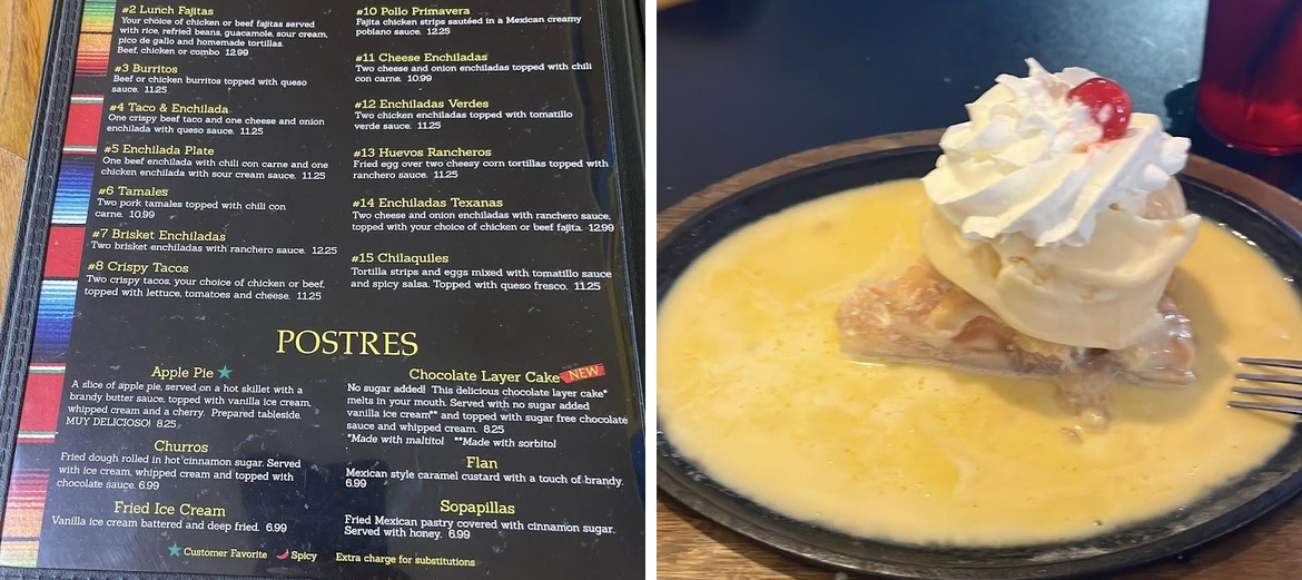 Margarita's Mexican Restaurant Menu