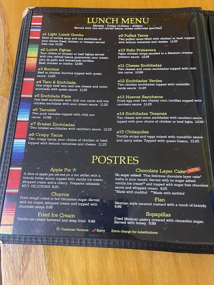 Margarita's Mexican Restaurant Menu image 4